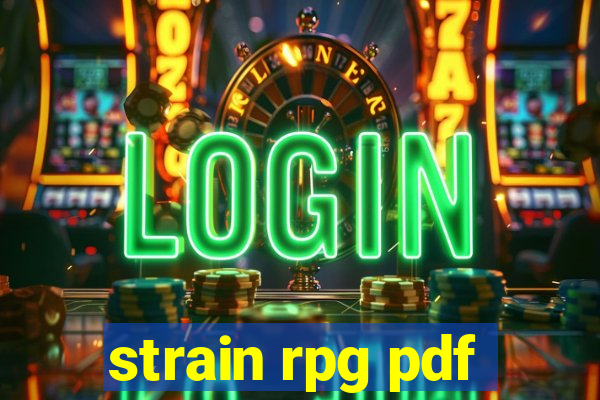 strain rpg pdf